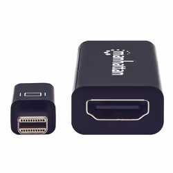 Manhattan 151528 câble vidéo et adaptateur 0,12 m Mini DisplayPort HDMI Type A (Standard) Noir