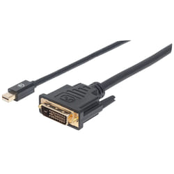 Manhattan 152150 câble vidéo et adaptateur 1,8 m Mini DisplayPort DVI-D Noir