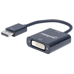 Manhattan 152228 câble vidéo et adaptateur 0,23 m DisplayPort DVI-D Noir