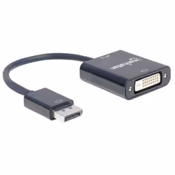 Manhattan 152228 câble vidéo et adaptateur 0,23 m DisplayPort DVI-D Noir
