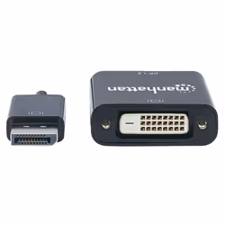 Manhattan 152228 câble vidéo et adaptateur 0,23 m DisplayPort DVI-D Noir