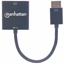 Manhattan 152228 câble vidéo et adaptateur 0,23 m DisplayPort DVI-D Noir - Vue supplémentaire 4