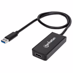 Manhattan 152259 adaptateur graphique USB Noir