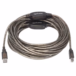 Manhattan 152389 câble USB 15 m USB 2.0 USB A USB B Noir - Vue supplémentaire 5