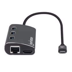 Manhattan 152440 station d'accueil USB Type-C Noir - Vue supplémentaire 4