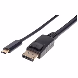 Manhattan 152464, 2 m, USB Type-C, DisplayPort, Mâle, Mâle, Droit