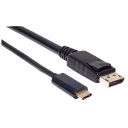 Manhattan 152464 câble vidéo et adaptateur 2 m USB Type-C DisplayPort Noir