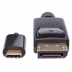 Manhattan 152464 câble vidéo et adaptateur 2 m USB Type-C DisplayPort Noir