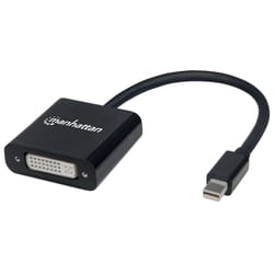 Manhattan 152549 câble vidéo et adaptateur 0,195 m Mini DisplayPort DVI-I Noir