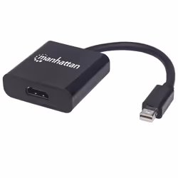 Manhattan 152570, Mini DisplayPort, HDMI Type A (Standard), Mâle, Femelle, Droit, Droit