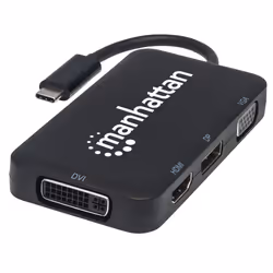 Manhattan 152600, USB Type-C, Noir, Acrylonitrile-Butadiène-Styrène (ABS), 0 - 50 °C, -30 - 80 °C, 5 - 90%