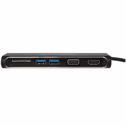 Manhattan 152631 station d'accueil Avec fil USB 3.2 Gen 1 (3.1 Gen 1) Type-C Noir