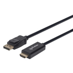 Manhattan 152679 câble vidéo et adaptateur 1,8 m DisplayPort HDMI Noir
