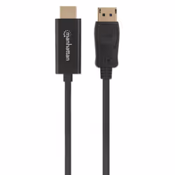 Manhattan 152679 câble vidéo et adaptateur 1,8 m DisplayPort HDMI Noir - Vue supplémentaire 4