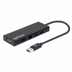 Manhattan 152846 station d'accueil USB Type-A Noir