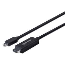 Manhattan 153287 câble vidéo et adaptateur 1,8 m Mini DisplayPort HDMI Type A (Standard) Noir