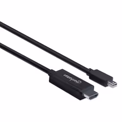 Manhattan 153287 câble vidéo et adaptateur 1,8 m Mini DisplayPort HDMI Type A (Standard) Noir