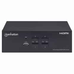 Manhattan 153539 commutateur écran, clavier et souris Noir