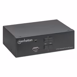 Manhattan 153546 commutateur écran, clavier et souris Noir