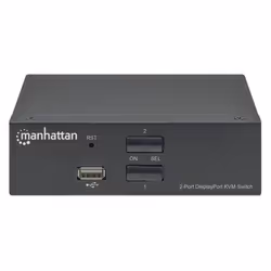 Manhattan 153546 commutateur écran, clavier et souris Noir