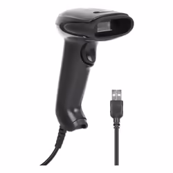 Manhattan 153997 lecteur de code barres Lecteur de code barre portable 1D/2D LED Noir