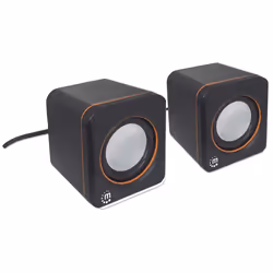 Manhattan 161435 haut-parleur Noir Avec fil 6 W