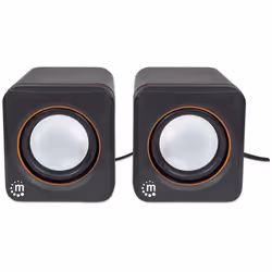 Manhattan 161435 haut-parleur Noir Avec fil 6 W