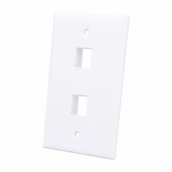 Intellinet 163293 Plaque de commutation et obturateur Blanc