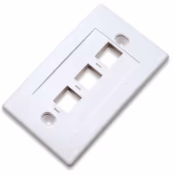 Intellinet 163309 Plaque de commutation et obturateur Blanc
