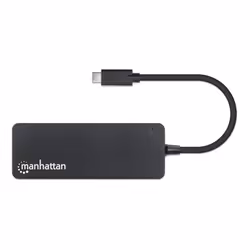 Manhattan 164924 hub & concentrateur USB 3.2 Gen 1 (3.1 Gen 1) Type-C 5000 Mbit/s Noir - Vue supplémentaire 4