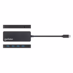 Manhattan 164924 hub & concentrateur USB 3.2 Gen 1 (3.1 Gen 1) Type-C 5000 Mbit/s Noir - Vue supplémentaire 5