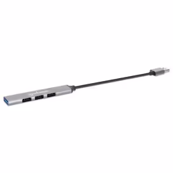 Manhattan 168427 hub & concentrateur USB 3.2 Gen 1 (3.1 Gen 1) Type-A 5000 Mbit/s Gris