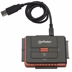 Manhattan 179195, USB Type-A, SATA, Noir, SATA 1.0 FCC CE EuP WEEE, 12 V, 70 mm