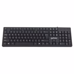 Manhattan 179324 clavier USB QWERTY Anglais Noir