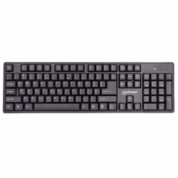 Manhattan 179492 clavier Souris incluse RF sans fil QWERTY Allemand Noir