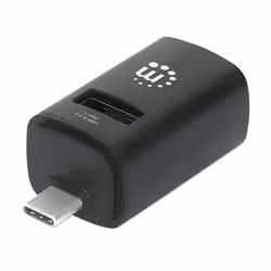 Manhattan 180993, USB 3.2 Gen 1 (3.1 Gen 1) Type-C, USB 2.0 Type-A, USB 3.2 Gen 1 (3.1 Gen 1) Type-A, 5000 Mbit/s, Noir, Acry ...