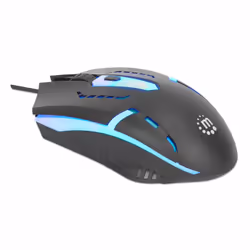 Manhattan 190206 souris Ambidextre USB Type-A Optique 1500 DPI