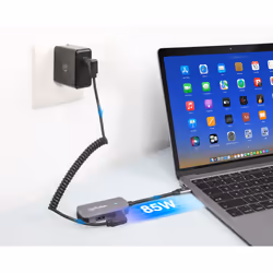 Manhattan 190299 station d'accueil Avec fil USB 3.2 Gen 1 (3.1 Gen 1) Type-C Argent