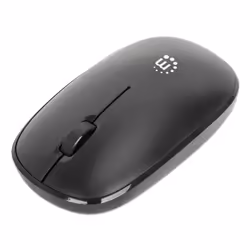 Manhattan MW3050, Ambidextre, Optique, 1200 DPI, Noir