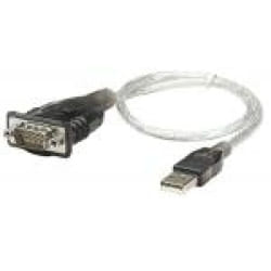 Manhattan 205146 câble Série Gris 0,45 m USB A Serial/COM/RS232/DB9