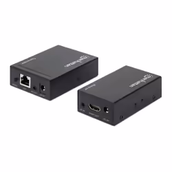 Manhattan 207461 extension audio/video Émetteur et récepteur AV Noir - Vue supplémentaire 4