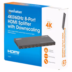 Manhattan 208451 répartiteur vidéo HDMI 8x HDMI - Vue supplémentaire 2