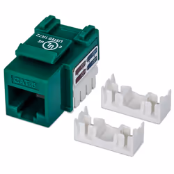 Intellinet 210638, Plat, Vert, RJ-45, Femelle, 22/26, Cat6