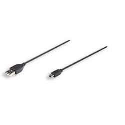 Manhattan 302340 câble USB 3 m USB 2.0 USB A Mini-USB B Noir