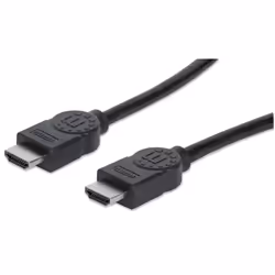 Manhattan 306133, 5 m, HDMI Type A (Standard), HDMI Type A (Standard), Compatibilité 3D, 10,2 Gbit/s, Noir