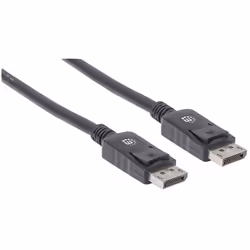 Manhattan 307116 câble DisplayPort 2 m Noir