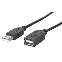 Manhattan 308519 câble USB 1 m USB 2.0 USB A Noir