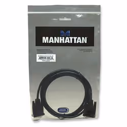 Manhattan HD15 M/M, 1.8m câble VGA 1,8 m VGA (D-Sub) Noir