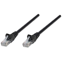 Intellinet 318143 câble de réseau Noir 0,5 m Cat5e U/UTP (UTP)