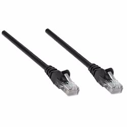 Intellinet 318143 câble de réseau Noir 0,5 m Cat5e U/UTP (UTP)